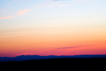 Coucher de soleil