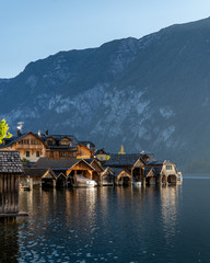 Fototapeta premium Morning in Hallstatt, Austria