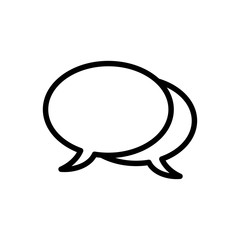 Bubble speech icon
