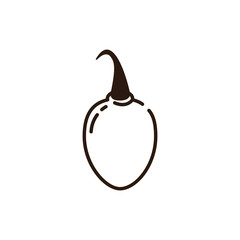 Isolated passion fruit icon line vector design