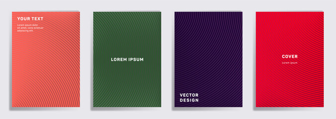 Radial semicircle geometric lines patterns.