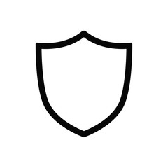 shield icon vector trendy flat style