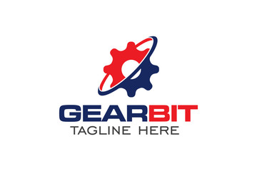 Obraz na płótnie Canvas Gear Logo Template Vector