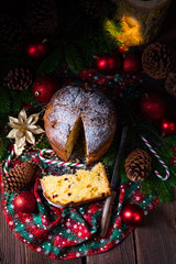 Panettone, an Italian Christmas Sweet Bread