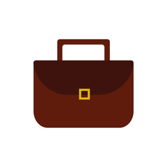 Isolated suitcase icon flat vector design