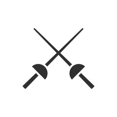 Isolated spades flat vector design