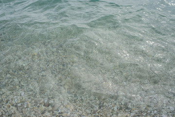 The shore of the Black Sea. Warm air and sea, tourism and pleasure