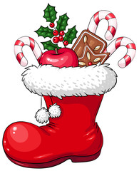 Nikolausstiefel - Vektor-Illustration