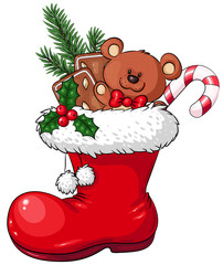 Nikolausstiefel - Vektor-Illustration