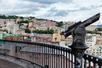 An observation deck with beautiful views of the magnificent architecture of the old city.