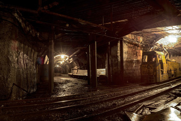 abandoned coal enterprise, underground mining