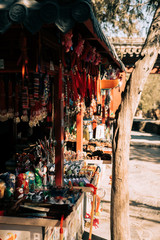 shop of souvenirs in china