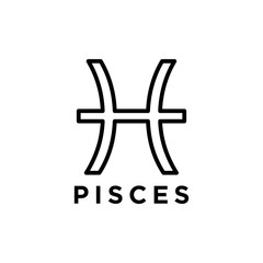 Obraz premium horoscope icon : pisces