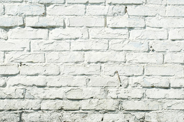 old brick wall painted
