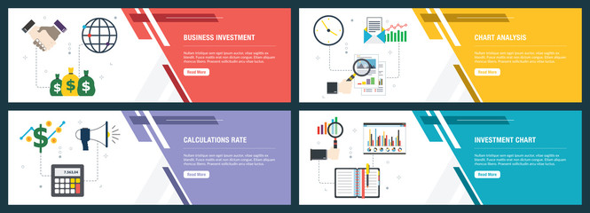 Business investment, chart analysis, calculations rate, investment chart.