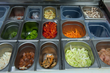 preparation of products for restaurant kitchens