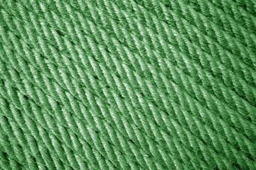 Jute rope pattern in green color.
