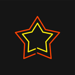 Neon icon line drawing, vector illustration design. Neon collection.