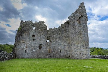 Fototapeta na wymiar Monea Castle, Enniskillen, County Fermanagh, Ulster, Northern Ireland 