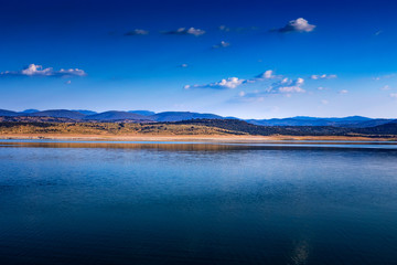 Fototapeta na wymiar Beautiful spanish reservoir