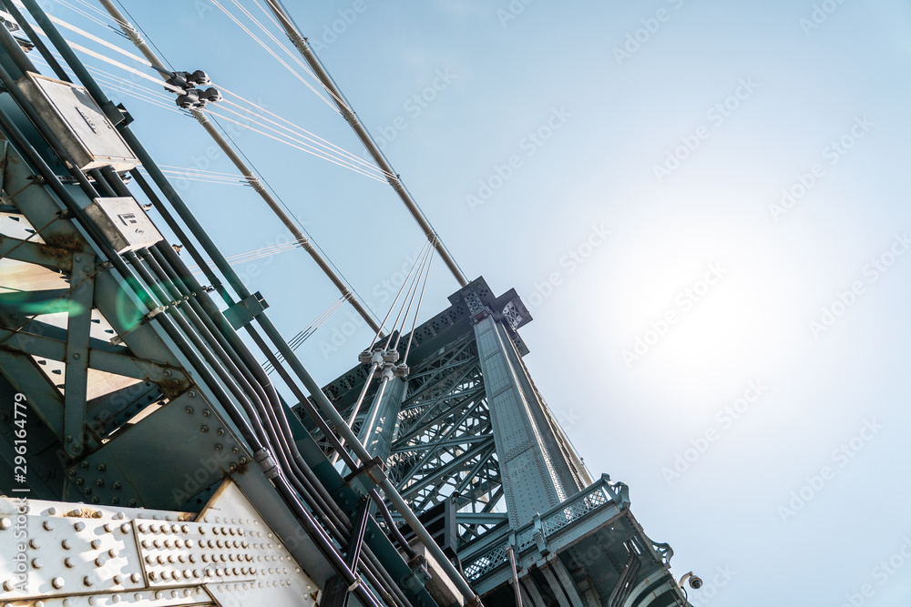 Wall mural manhattan bridge new york city photography, beautiful bridges of america new york