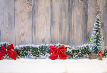 Christmas or new year decoration. Christmas decoration background - Still life
