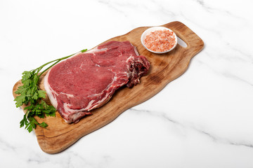Raw beef steak for grill, BBQ or cooking