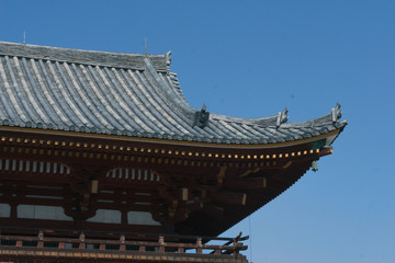 Fototapeta na wymiar Osaka temple