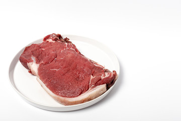 Raw beef steak for grill, BBQ or cooking