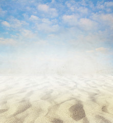 Fototapeta na wymiar Sand and sky