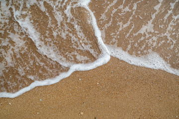 Beautiful sea surf on the Adriatic