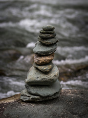 Fototapeta na wymiar stonetower balance meditation