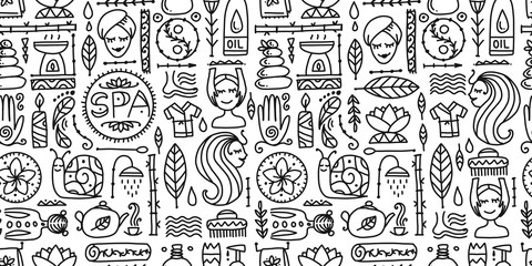 Spa salon background for your design