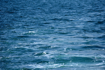 Fototapeta premium Calm Waves of the Thermal Bay in Thessaloniki,Greece