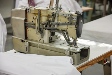 Buttonhole industrial machine