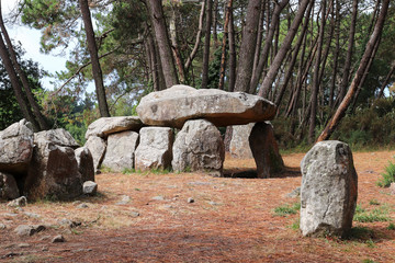 Mane Kerioned Dolmens - megalithic monument, Carnac