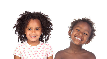 Two Afro American Children