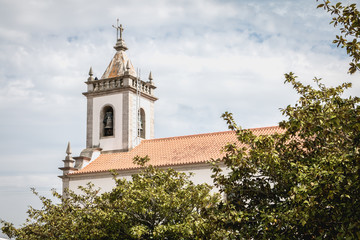 Fototapeta na wymiar architecture detail of St. John the Baptist Church of Vila Cha