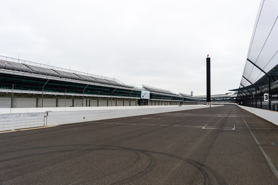 View of the Indianapolis Motor Speedway