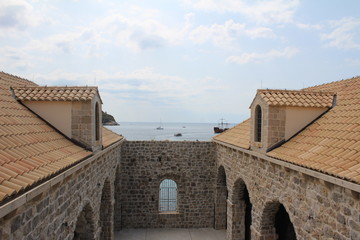 Obraz premium wall of dubrovnik