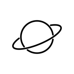 planet galaxy icon trendy