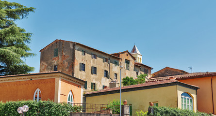 Montopoli in Val d'Arno ancient architecture. Tuscany, Itaky.