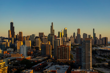 Fototapeta na wymiar Chicago Skyline 7
