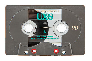 Old cassette tape isolated on the white background (other models in portfolio)