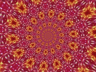 Colorful digital graphic kaleidoscope symmetry mandala style in laser light trial pattern, Tie Dye , spiderweb art abstract background for art projects, banner, business,   card, 3D, template