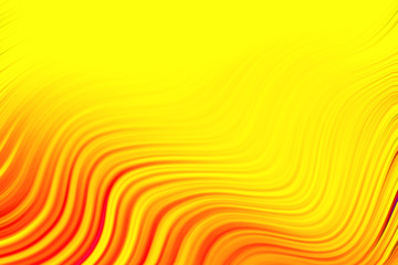 background with colored lines, abstract colored background, colored wavy lines on monochrome yellow. place for text. A completely new template for your business design.