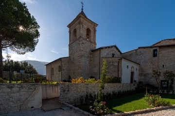 Fototapeta na wymiar Abbazia di Santa Croce in Sassovivo - Foligno - Perugia - Umbria - Italia