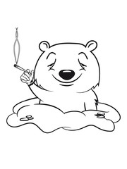 Maulwurf erde Maulwurfhügel witzig joint kiffen spass garten süss niedlich tier erdhaufen cartoon einfarbig