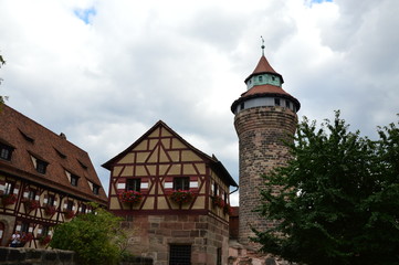 Tower in the old German city