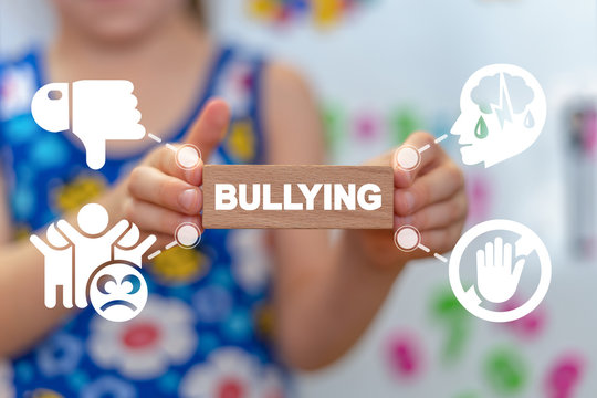 Bullying Harassment Child School Preschool Bully Victim Abuse Concept.